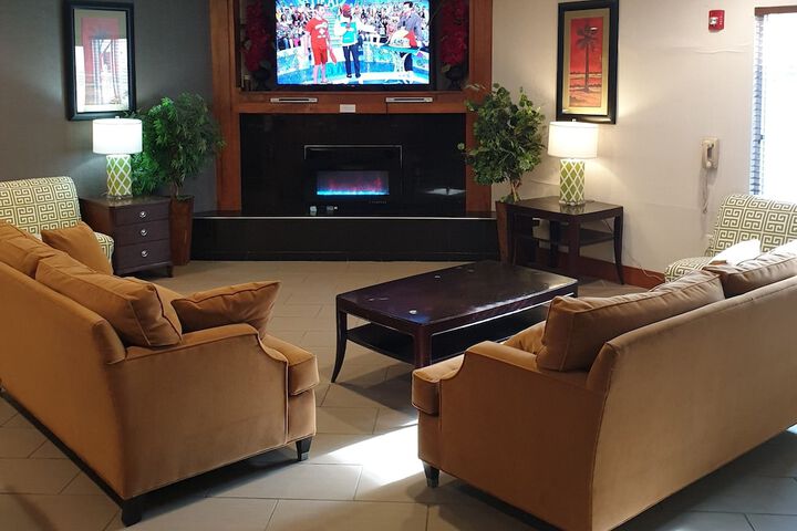 Lobby sitting area