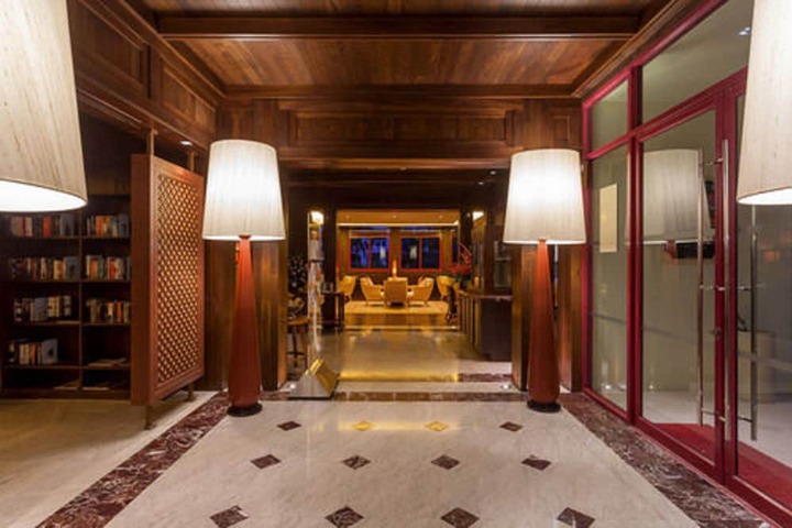 Interior entrance