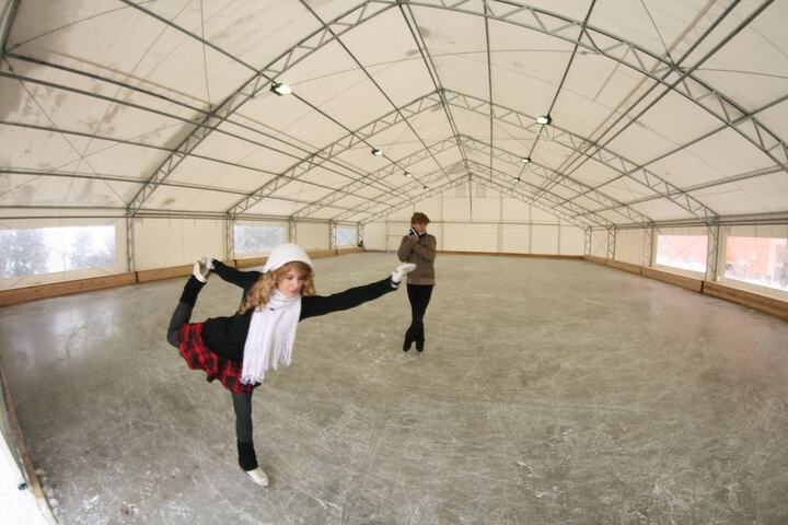 Ice skating