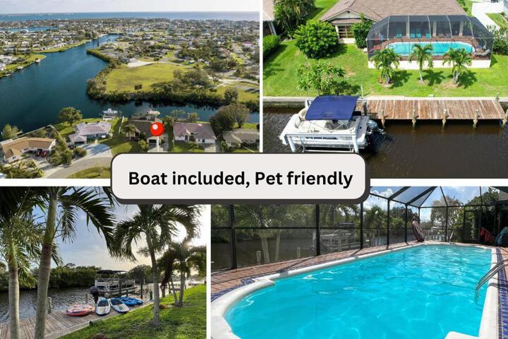 House With a BoatYour Private Waterfront Resort in Port Charlotte, FL