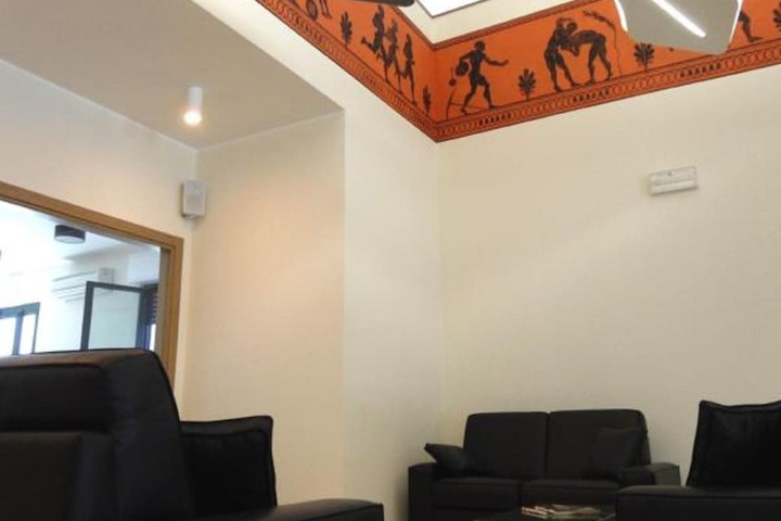 Interior entrance