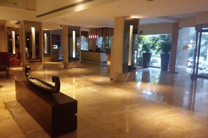 Interior entrance