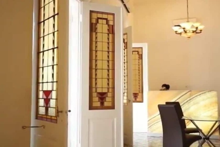 Interior entrance