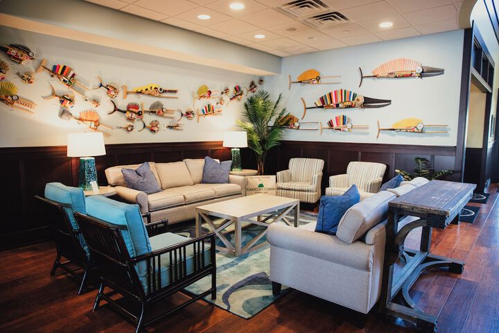 Lobby sitting area
