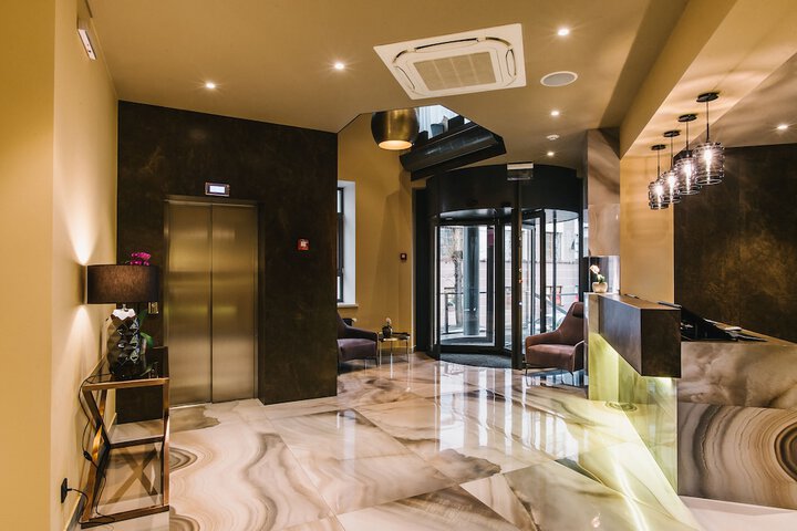 Interior entrance