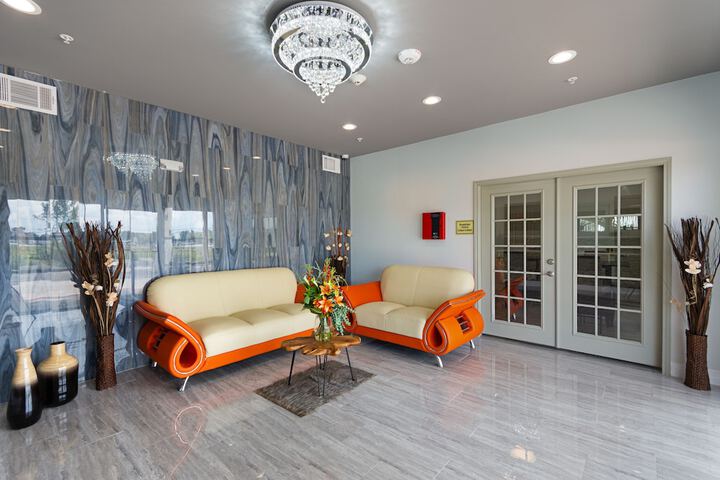 Lobby sitting area