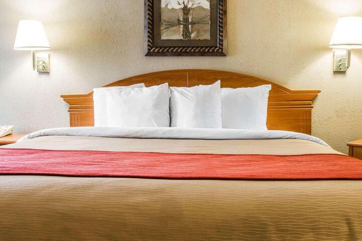 1 King Bed Mobility Hearing Accessible Room Bathtub with Grab Bars (15 of 35)
