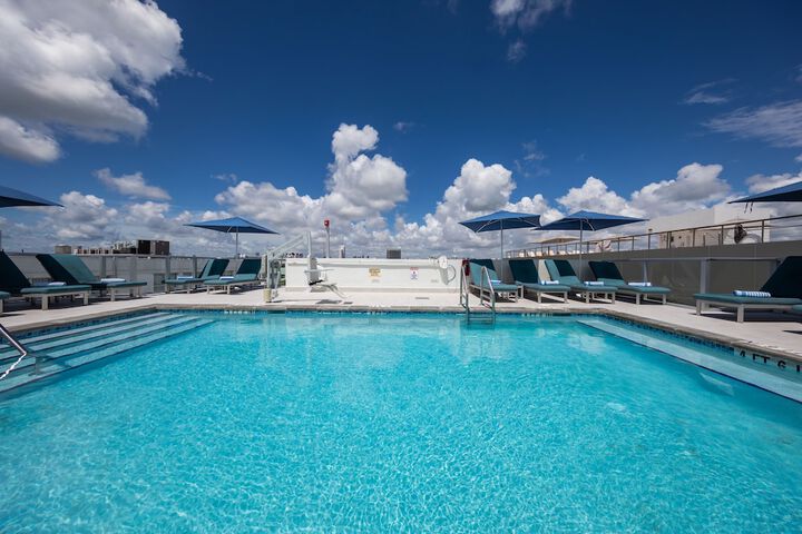 Rooftop pool