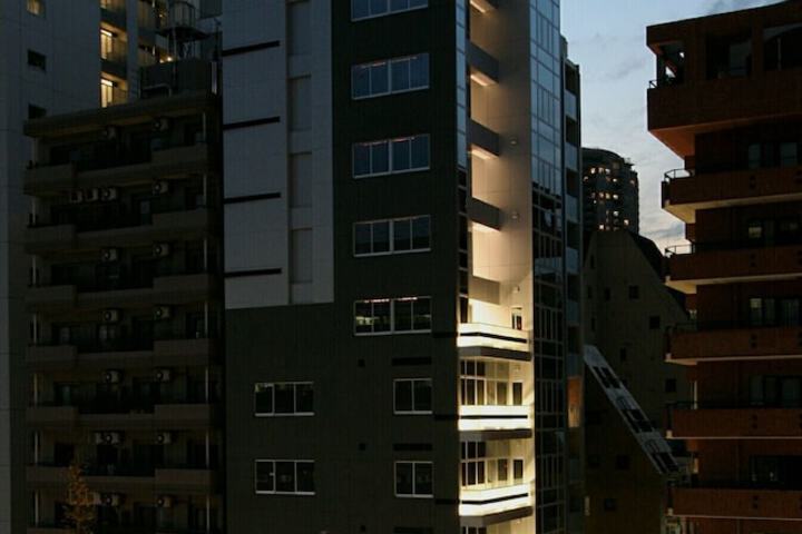 Front of property - evening/night