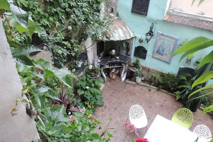 outside