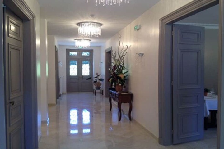 Interior entrance