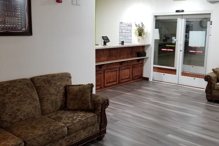 Interior entrance