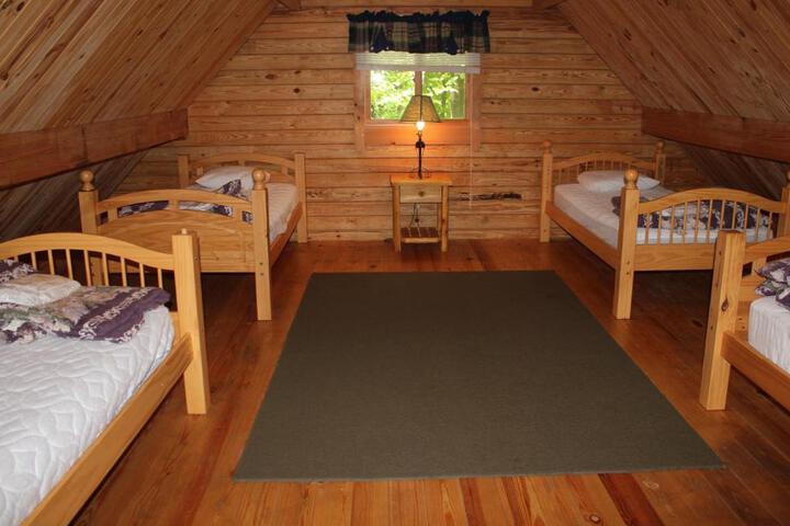 Exterior of Appalachian Camping Resort Log Home 6