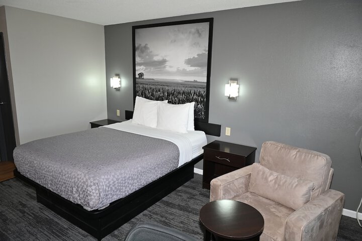 1 Queen Bed Mobility Hearing Accessible Bathtub with Grab Bars (3 of 16)
