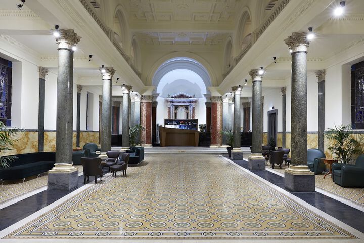 Interior entrance
