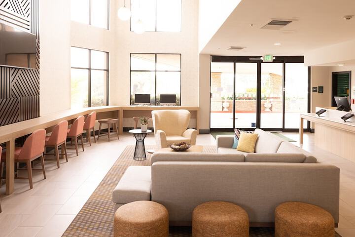 Lobby sitting area