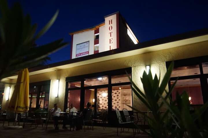 Front of property - evening/night
