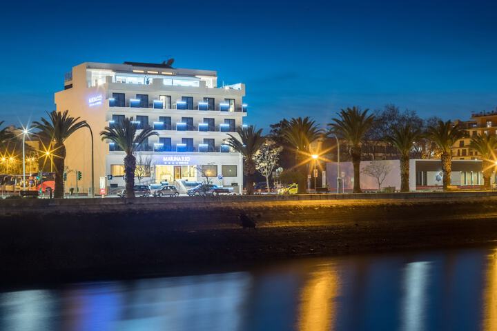 Front of property - evening/night