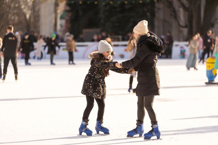 Ice skating