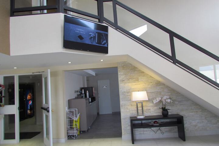 Interior entrance