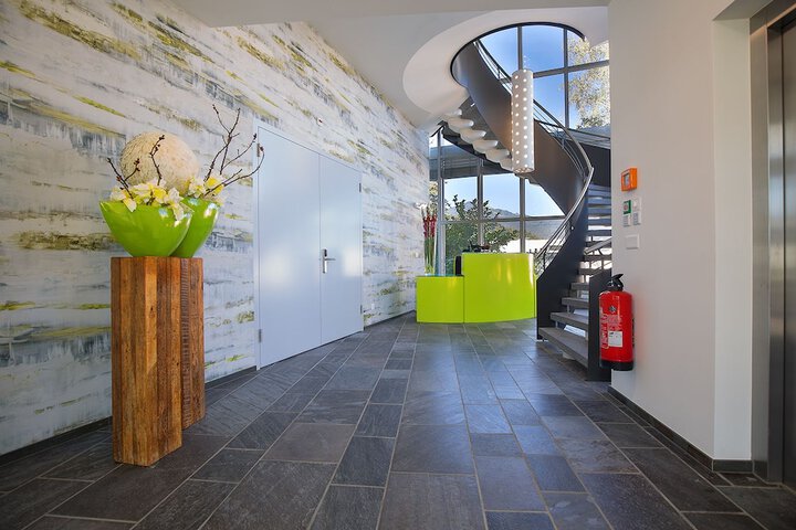 Interior entrance