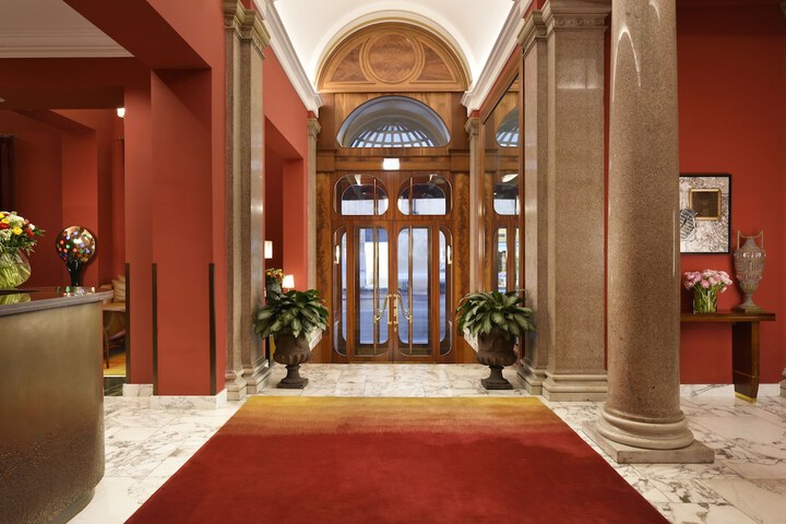 Interior entrance