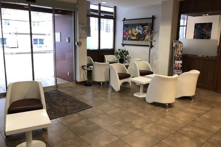 Interior entrance