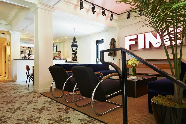 Lobby sitting area