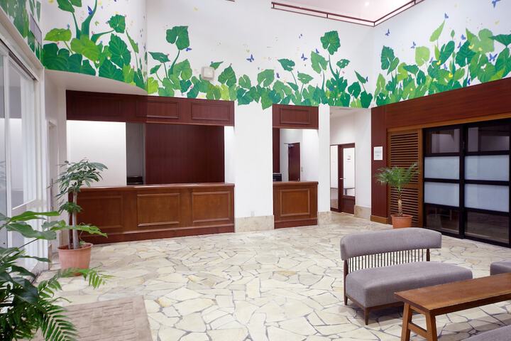 Interior entrance
