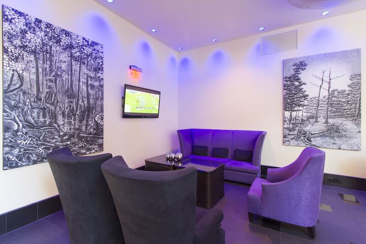 Lobby sitting area