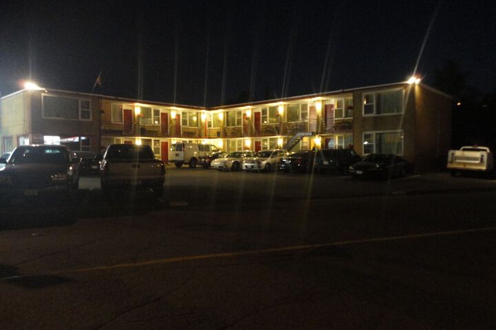 Front of property - evening/night