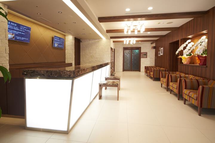 Interior entrance