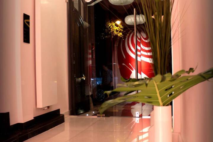 Interior entrance