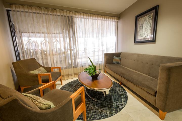 Lobby sitting area
