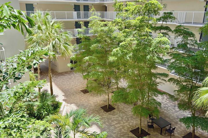 Courtyard view