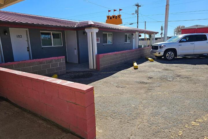 Exterior of Sands Motel
