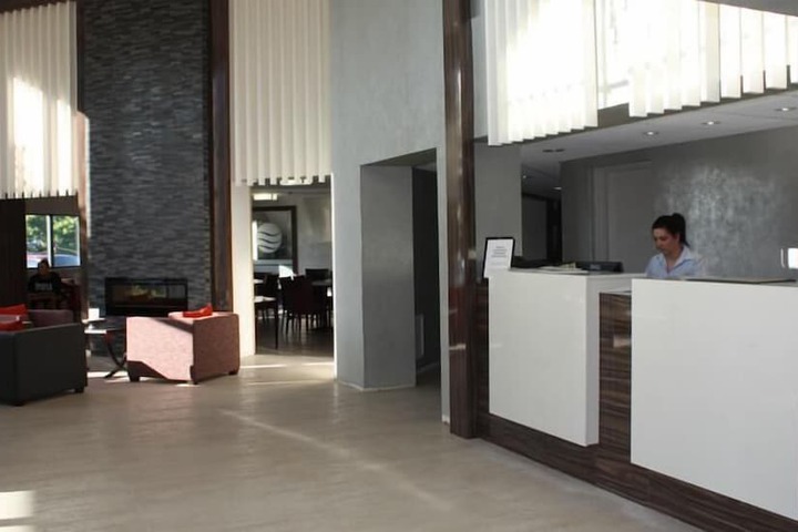 Interior entrance