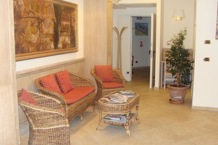 Lobby sitting area