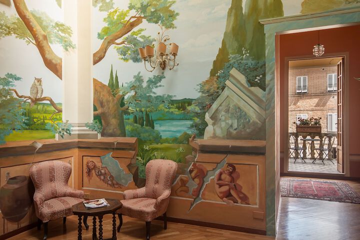 Interior entrance