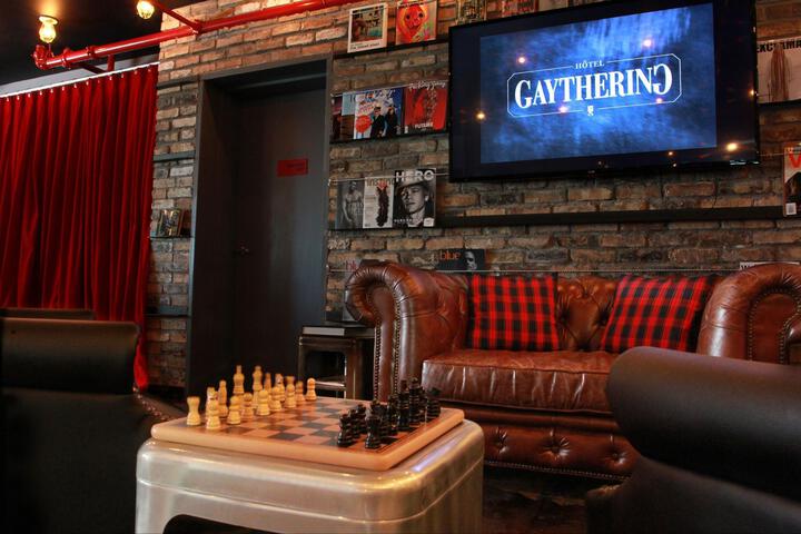 Image of Crates at the Gaythering Men Only
