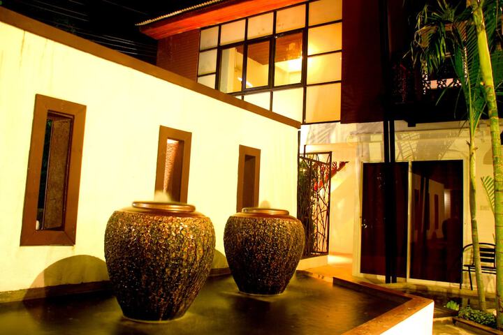 Interior entrance