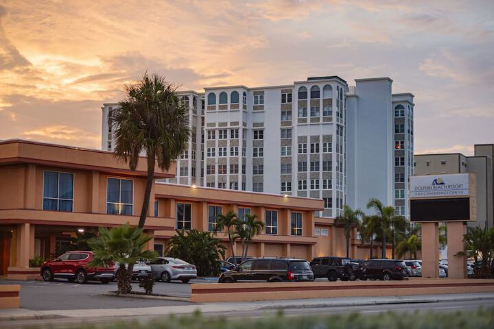 Front of property - evening/night