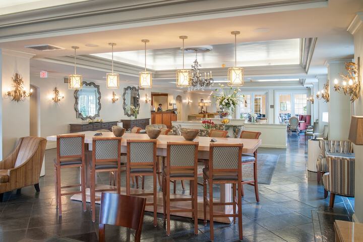 Lobby sitting area