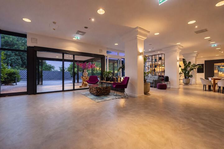 Interior entrance
