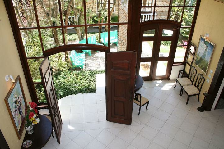 Interior entrance