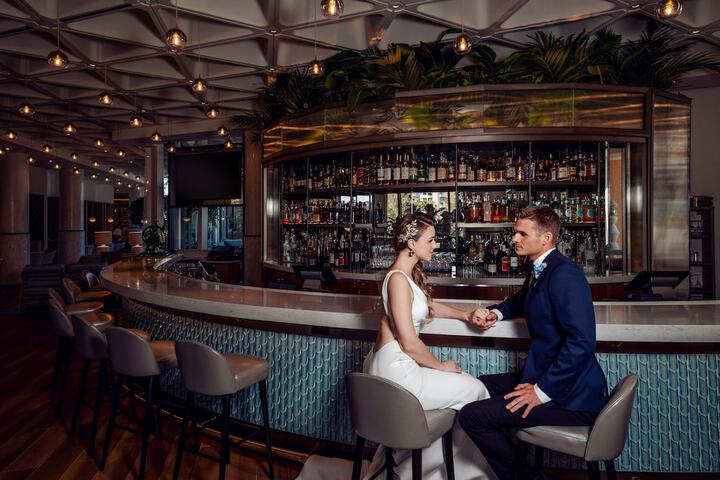 Indoor wedding