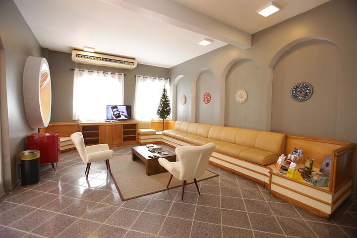 Interior entrance