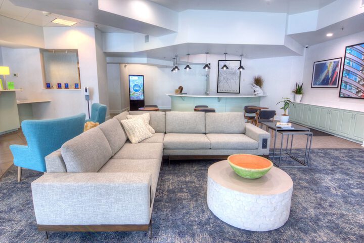 Lobby sitting area