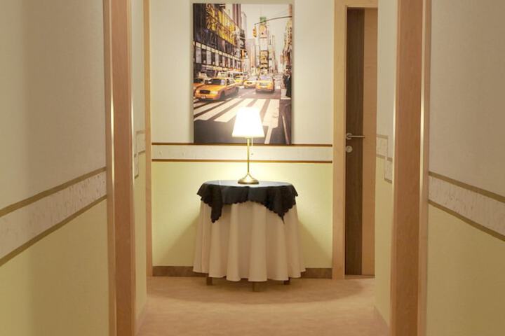 Interior entrance