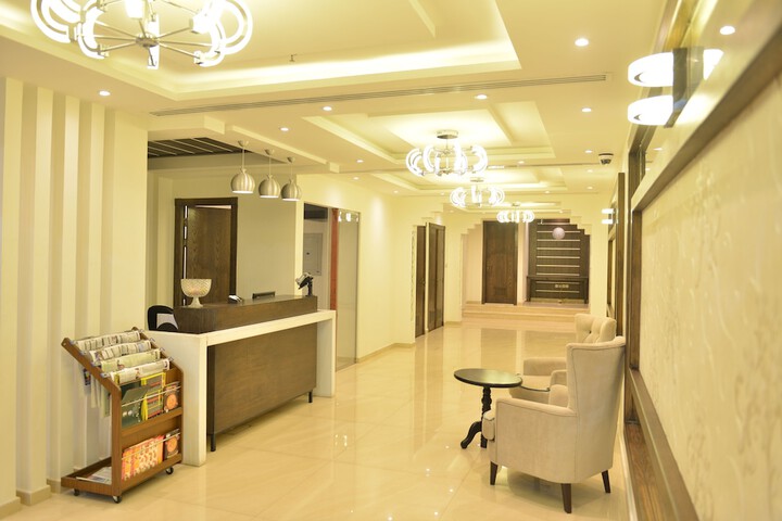 Interior entrance